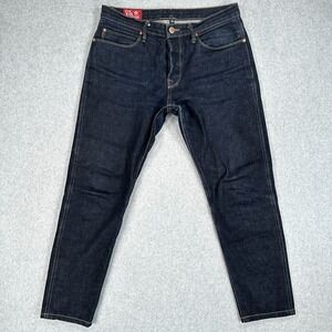 Freenote Cloth Rios Jeans Raw 17 Denim Slim Straight Selvedge Indigo Mens 32x28